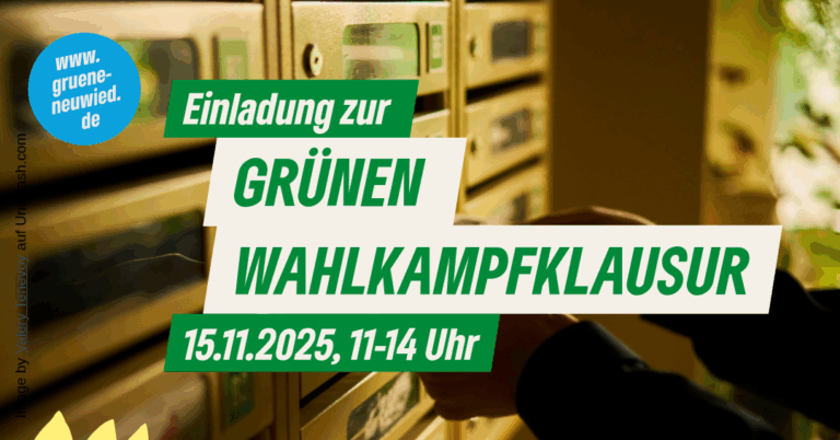 Grüne Wahlkampfklausur am 15.11.2025
