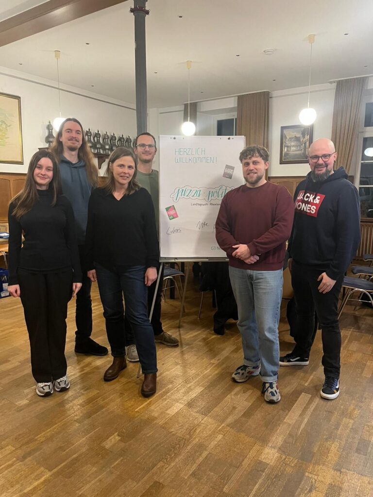 „Pizza und Politik“: Die Grüne Jugend Neuwied lud zu ungezwungenem Abend mit den Kandidierenden für die bevorstehenden Landtagswahlen ein